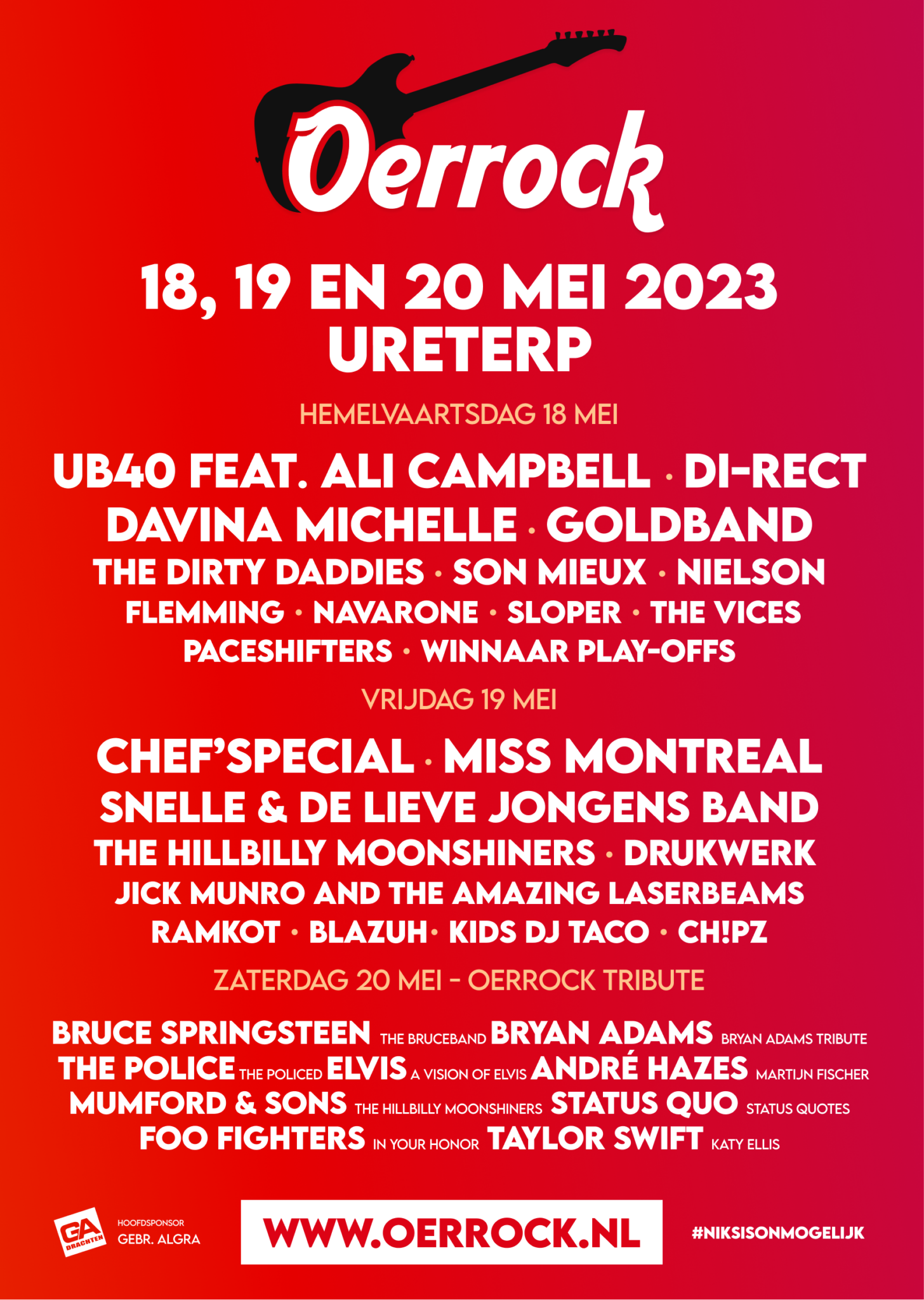 Formule Met Brede Line Up Blijft Grote Kracht Oerrock Festival Oerrock   Poster Aankondiging Oerrock 2023 2x 1456x2048 